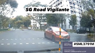 19dec2022 bukit batok central #SML3791M toyota altis fail to conform to red light signal screenshot 5