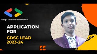 Application Video Google Developers Students Club Lead at GEC Bilaspur for session 2023-24 screenshot 5