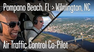 Private Jet with an Air Traffic Controller! Pompano Beach (KPMP) to Wilmington (KILM) in the CJ3+