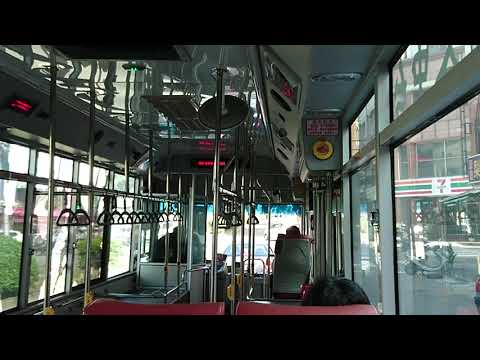 台中客運9路弘鉅HINO低底盤 KKA-6295車內走行動面