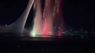 Поющие фонтаны в Олимпийском парке - уникальное Олимпийское наследие Сочи (04.11.2022 г.)