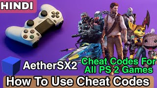 How to use cheat codes in AetherSx2 emulator android | Add Patch codes in AetherSx2 emulator |