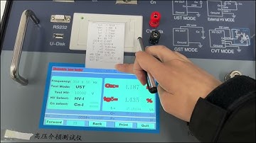 Power Transformer Testing Measuring capacitance and power factor or dissipation factor