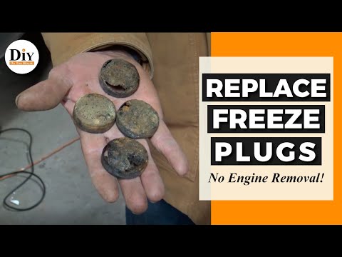 How to Install Freeze Plugs without Removing Engine | How to Replace a Freeze Plug