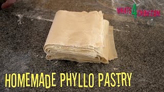 Homemade Phyllo Pastry. How to Make Perfect Filo / Fillo / Phyllo Pastry the Easy Way!!! screenshot 3