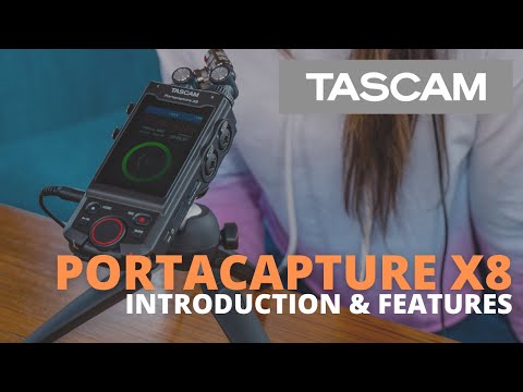 TASCAM Portacapture X8 - The Content Creators Handheld Recorder