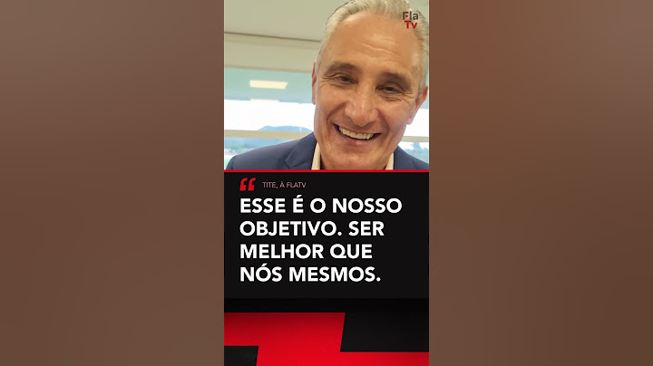 TITE MANDOU UM RECADO PARA A TORCIDA DO FLAMENGO 🗣️⚽