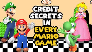 Credit Secrets in Every Mario Game