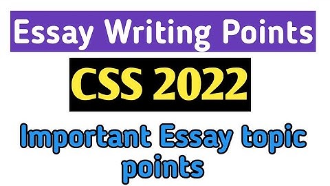 CSS Essay 2022 points | most important video for CSS aspirants  | English essay | Life throw lemon