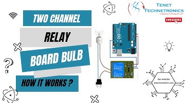 2 Channel Relay Board Bulb | Tenet Technetronics