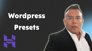 Start building websites faster with wordpress presets 2025