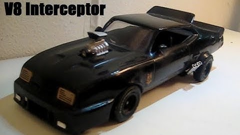 Mad Max V8 Interceptor Model Scratch Build Project -Time Lapse