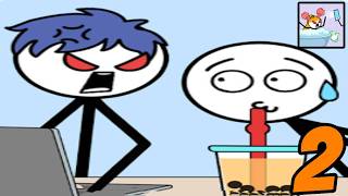 Tap Fighter: Don't Get Caught - Gameplay All Levels Walkthrough Part 2 - Stickman (ANdroid/ios) screenshot 5