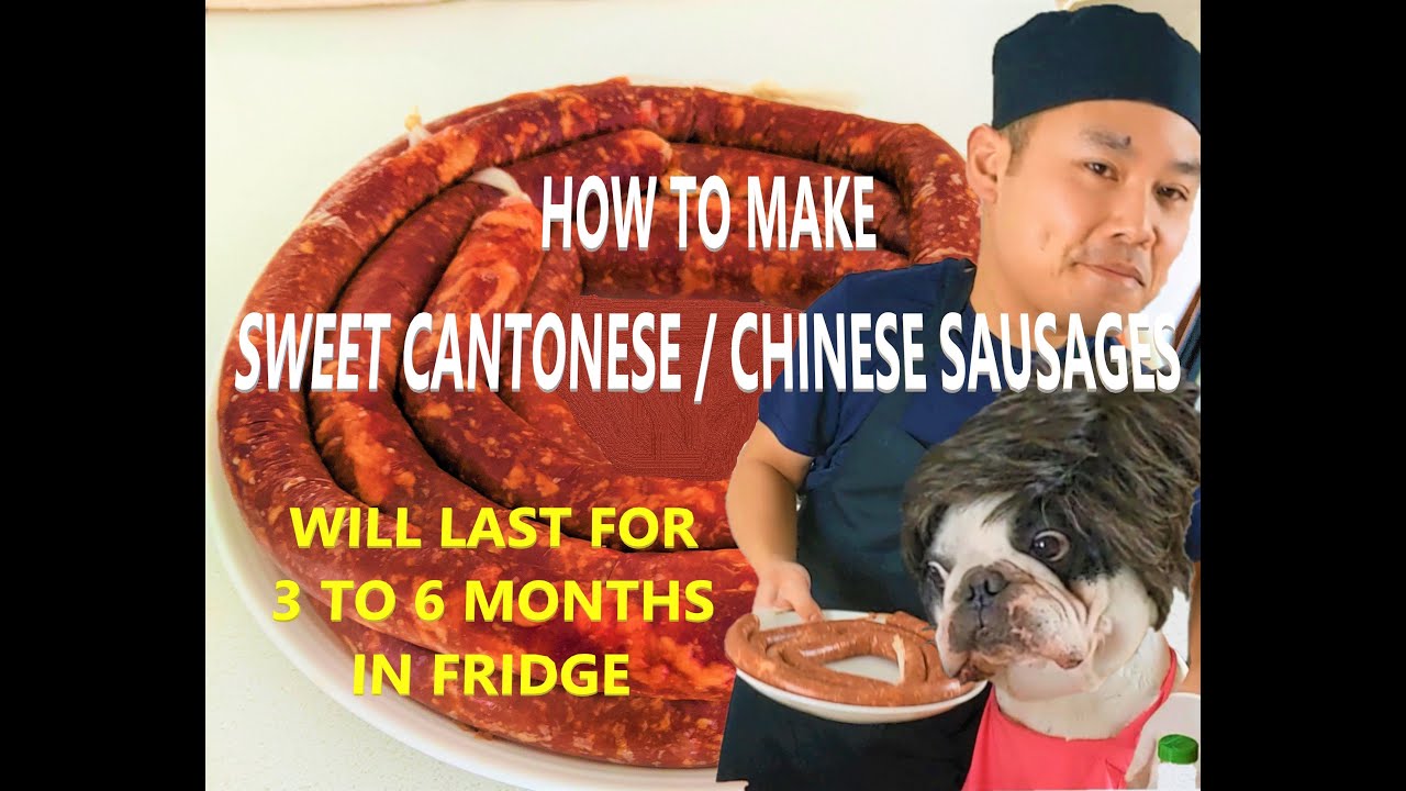 HOW TO MAKE SWEET CHINESE SAUSAGES YouTube