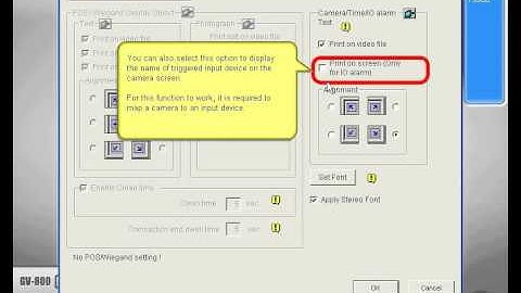 GeoVision Main System   GeneralSetting TextOverlay