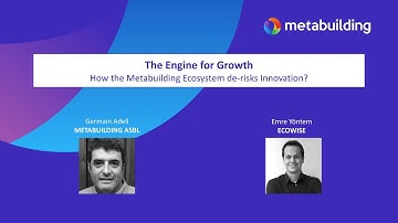 4. Session: “The Engine for Growth - How the Metabuilding Ecosystem de-risks Innovation” -19/11/2025