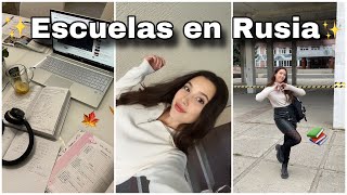 ESCUELAS EN RUSIA 🇷🇺 Un dia en la escuela rusa🍁📚 Life in Russia❄️