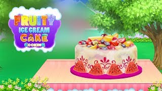 Fruity Ice Cream Cake Cooking screenshot 2