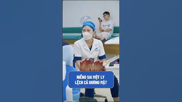 Lệch xương hàm dưới – niềng răng có hết không? #nhakhoalacvietintech #lvit #niengrang #baácimaianh
