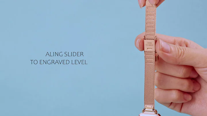 Lola Rose 4122 Watch band adjustment video