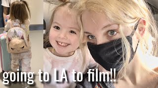traveling to LA with a toddler *alone* (first time since covid)