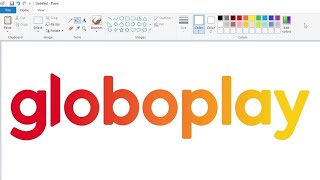 How To Draw A Globoplay Logo Using Ms Paint How To Draw On Your Computer