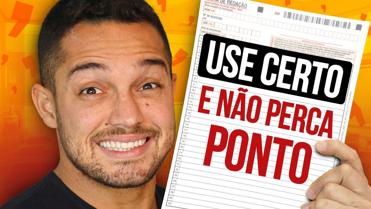 Aprenda RÁPIDO: COMO USAR A VÍRGULA NA REDAÇÃO DO ENEM 2025