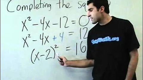 Algebra - Completing the square