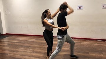 Advanced Salsa Move #430 - the karate chop