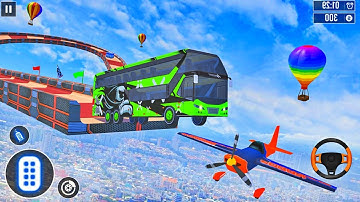 Impossible School Bus Simulator Tracks Driving - Bus Jumping Simulator - Best Android Gameplay 2022