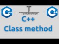 Language C++ : Class method  تعلم معنا السي++ بالتونسي و خوذ شهادتك ببلاش