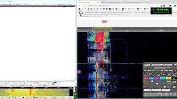 Decoding the NWS test pattern at 4345 kHz in WEFAX mode