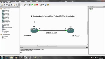 IP Services Lab 4 Network Time Protocol NTP Authentication