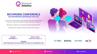 RICHMOND CONFERENCE, An empowering experience for you!