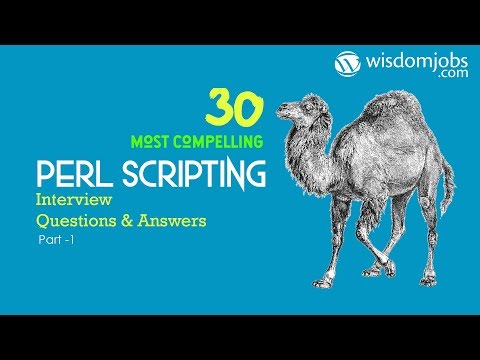 TOP 15 Perl Scripting Interview Questions and Answers 2019 Part-1 | Perl Scripting | Wisdom Jobs