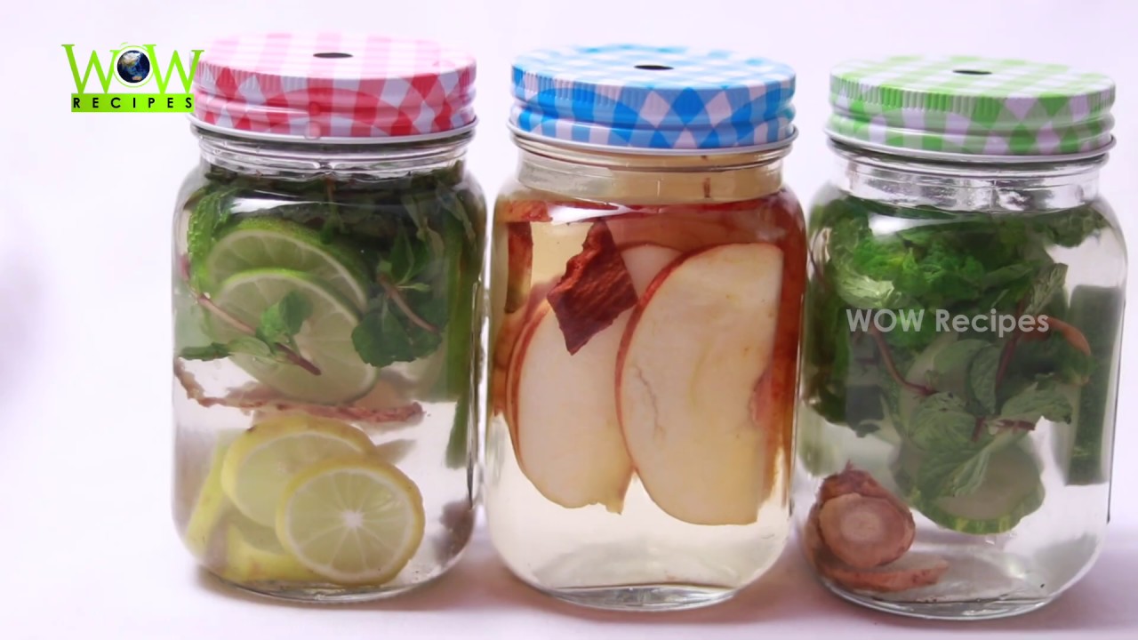 3 Detox Waters for Weight Loss || Easy Homemade Health Recipes || Wow Recipes