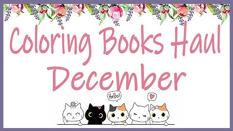 Winter and Christmas Amazon Coloring Book Haul
