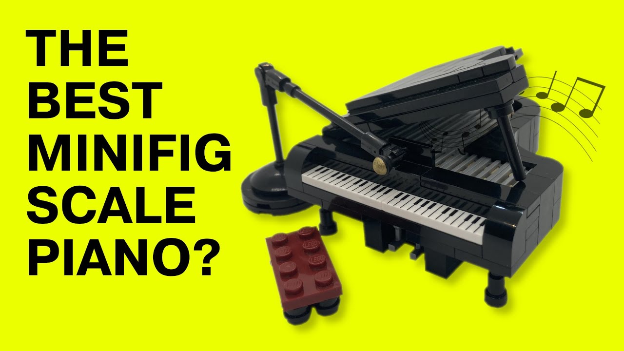 Lego Grand Piano (miniature) - MOC from Lego 10290 : r/lego