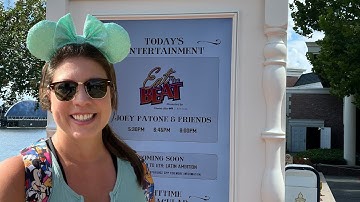 Joey Fatone at Eat To The Beat Concert Series 8/5/22 and Dining Package lunch at Le Cellier