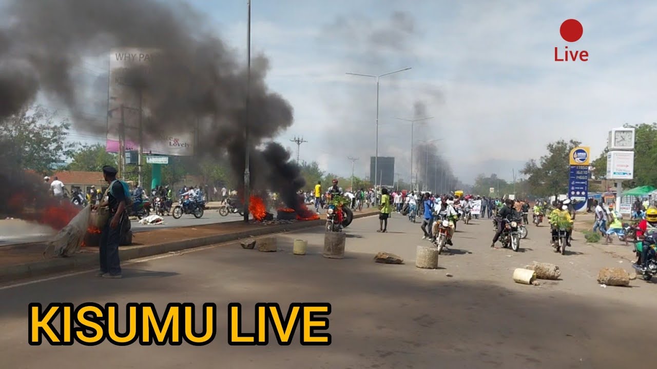 Kisumu City Shutdown Live Coverage| Kindele| Let's Keep Peace