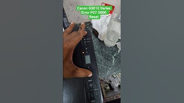 Canon G3010 Series printer Error 5b00 P07 7times Reset ink pad #5b00 #p07 #printerReset