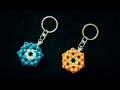 Gantungan kunci roda dari mote,beaded keychain,akrilik,pelangi shop