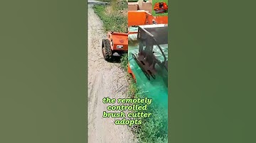 Vigorun VTLM800 remotely controlled crawler mowing robot for sale made by Vigorun Tech#rcmower