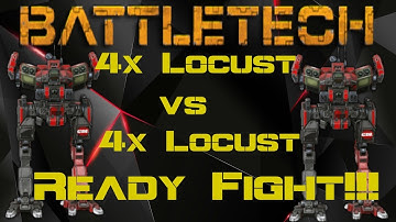 Battletech Online -  4 Locust vs 4 Locust  - You Decide & Request a Fight (Episode #3)