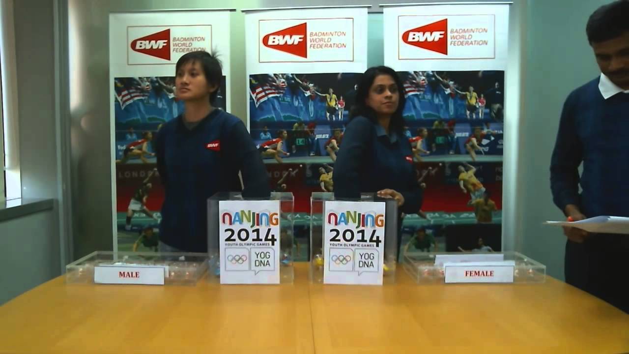 BWF Draw for Mixed Doubles Pairs - Nanjing 2014 Youth Olympic Games