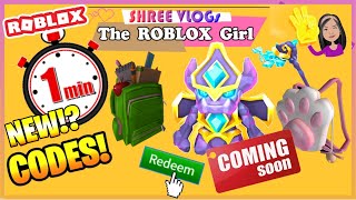 ⏱️ ROBLOX ISLAND Of MOVE in ⏱️60 Seconds CODES  CRYSTAL BUDDY  Golem, Cat Paw Backpack  NEW️