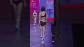 天津时装周模特大赛泳装秀26号仪雨涵#catwalktour #beauty #fashion #show #model #bikini