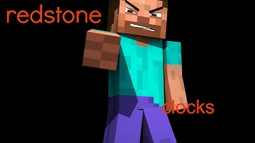 2 EASY ways to create  a redstone clock