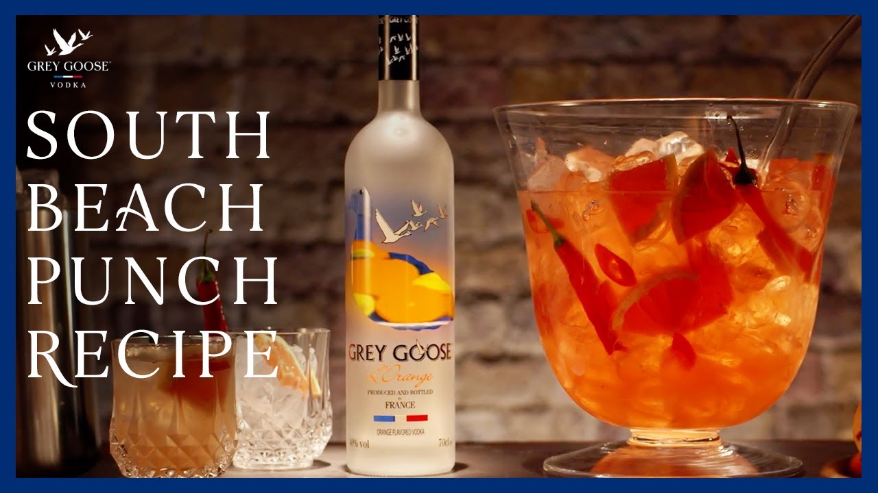 The GREY GOOSE South Beach Punch