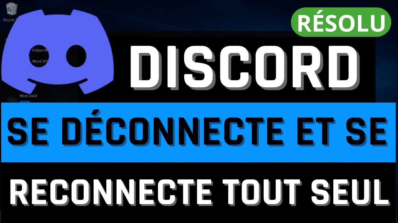 Discord se déconnecte et se reconnecte tout seul - YouTube